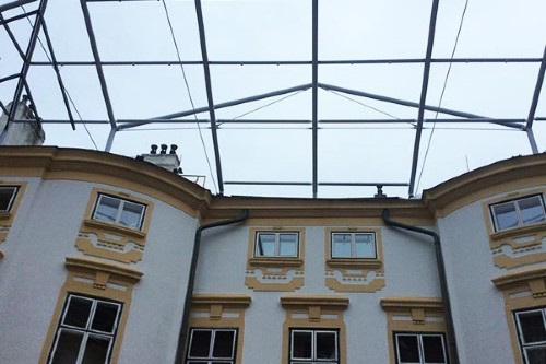 Hausdach verglast